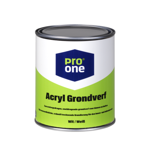ProOne Acryl Wit 0.75 Watergedragen - BMN