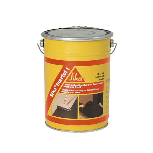 Sika Inertol 1 Coating Zwart 3 Liter Bmn Bouwmaterialen