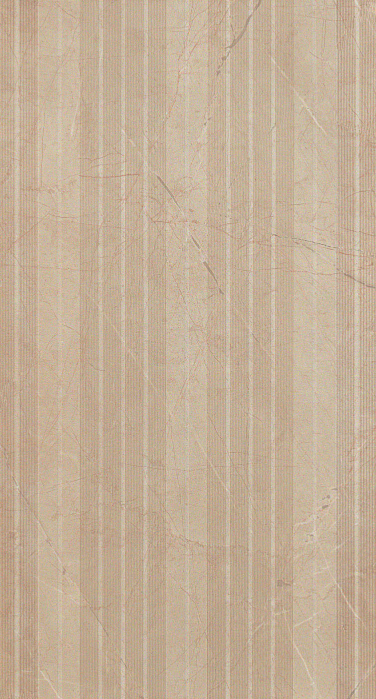Decortegel Marvel Beige Stripe 30.5x56cm 8.5mm Glanzend Gerectificeerd